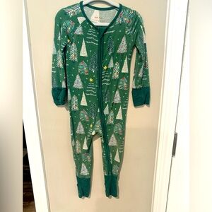 Green Trees Christmas little sleepies